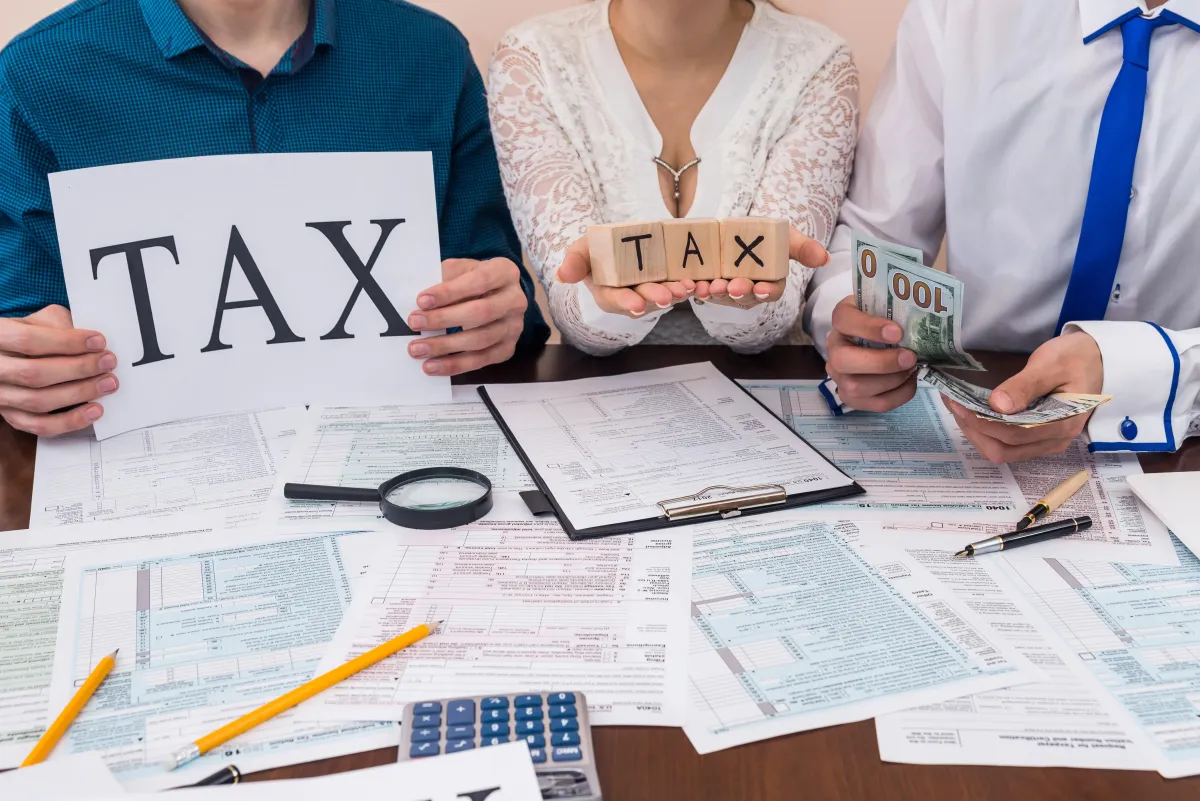 Services paperwork background